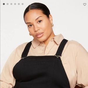 Universal Standard skinny leg overalls